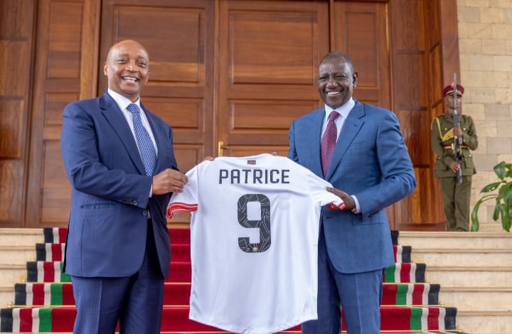 President William Ruto Meets CAF President Patrice as Kenya Gears Up to Host AFCON 2027